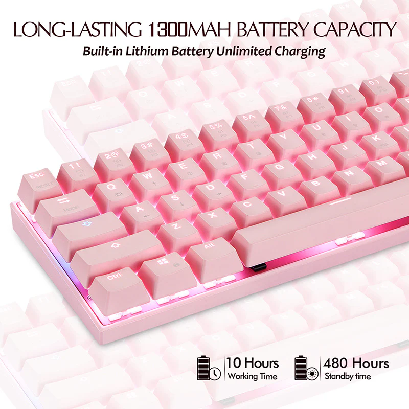 EasySMX® CK62 Bluetooth Gaming Mechanical Keyboard - Image 7
