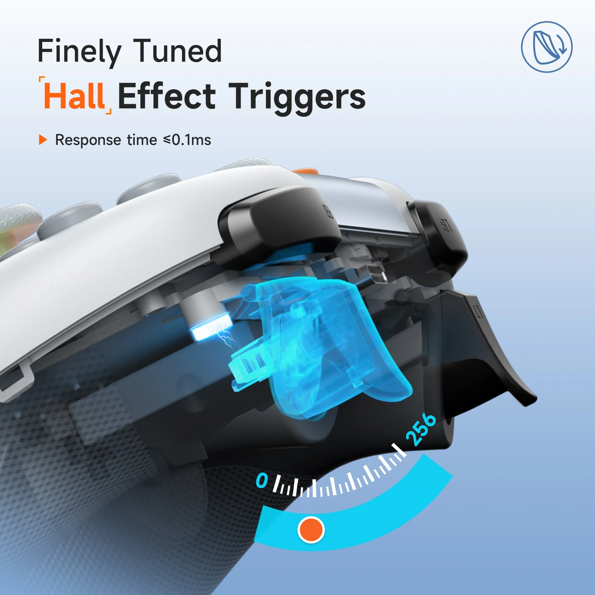 EasySMX® X05 Multiplatform Gaming Controller with Hall Effect Joysticks - Image 5
