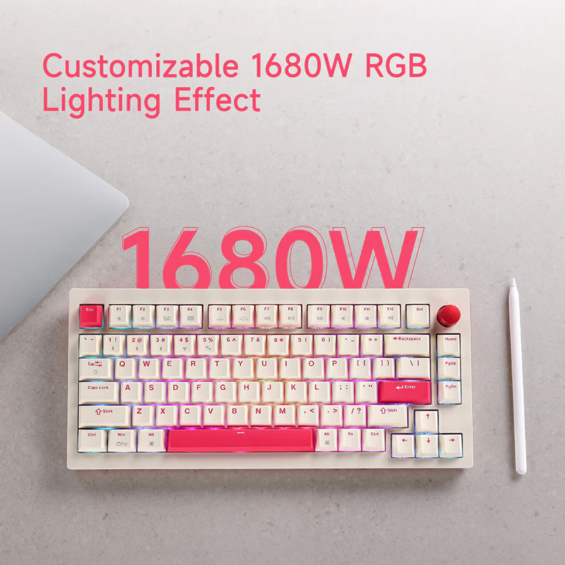 EasySMX® A3 81 Keys RGB Backlit Wireless Mechanical Keyboard - Image 3