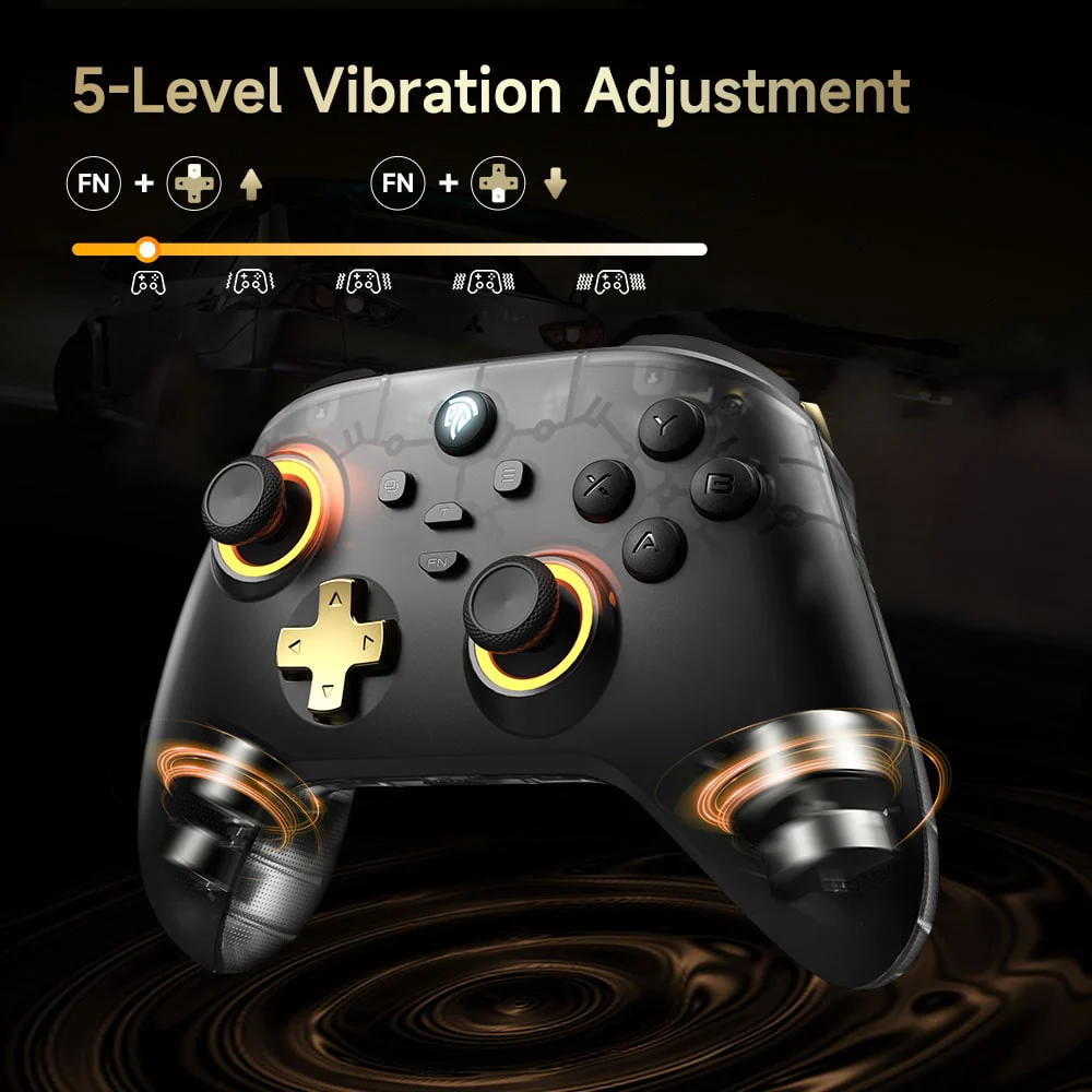EasySMX® D05 Multiplatform Gaming Controller with Charging Dock, Hall Effect Joysticks and Triggers - Image 10