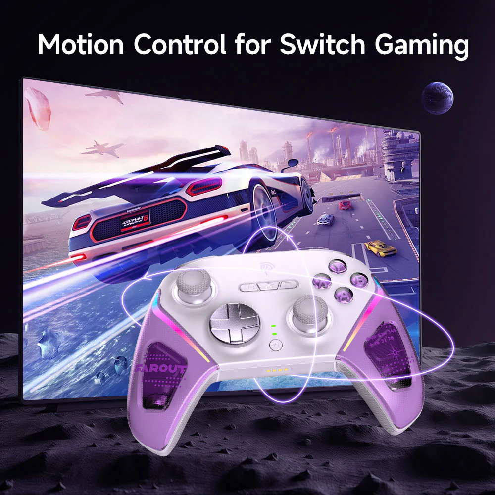 EasySMX® D10 Multiplatform Gaming Controller with TMR sticks, Trigger Lock and Charging Dock - Image 7