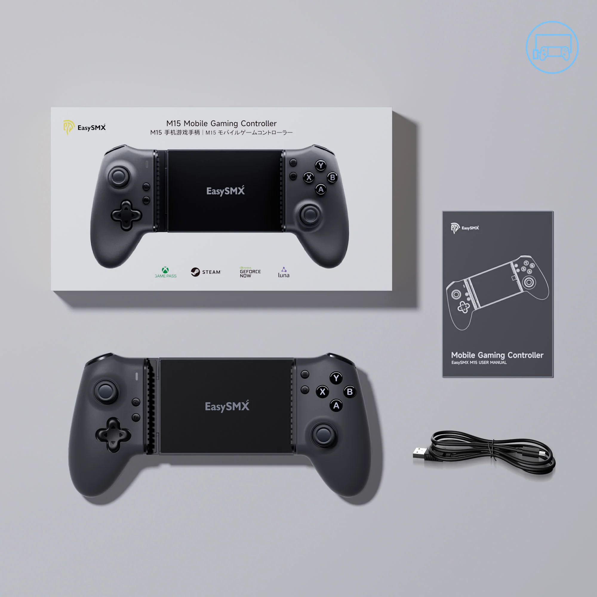 EasySMX® M15 Mobile Gaming Controller BlueTooth Version For Android, iPhone, and Switch - Image 11