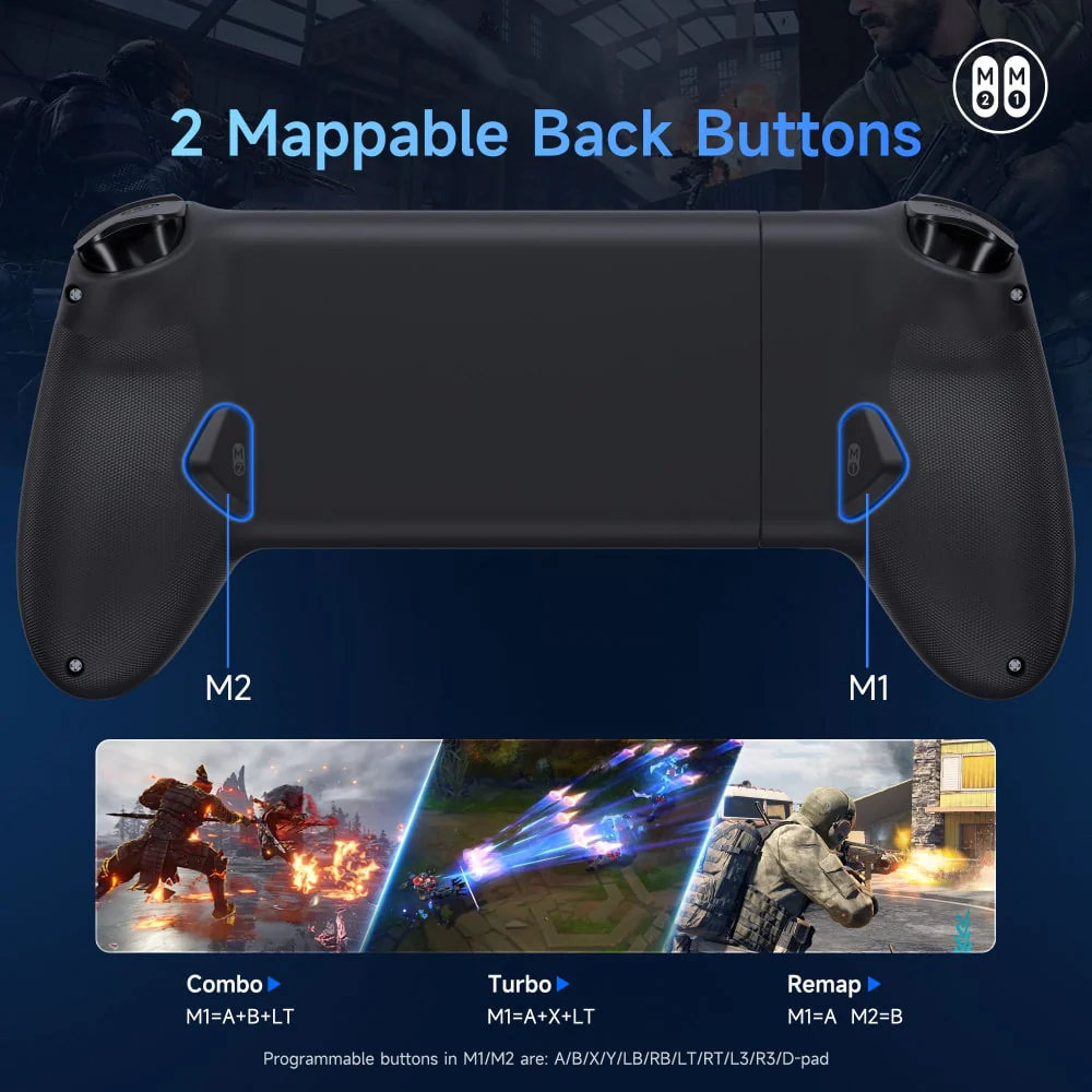 EasySMX® M15 Mobile Gaming Controller BlueTooth Version For Android, iPhone, and Switch - Image 8