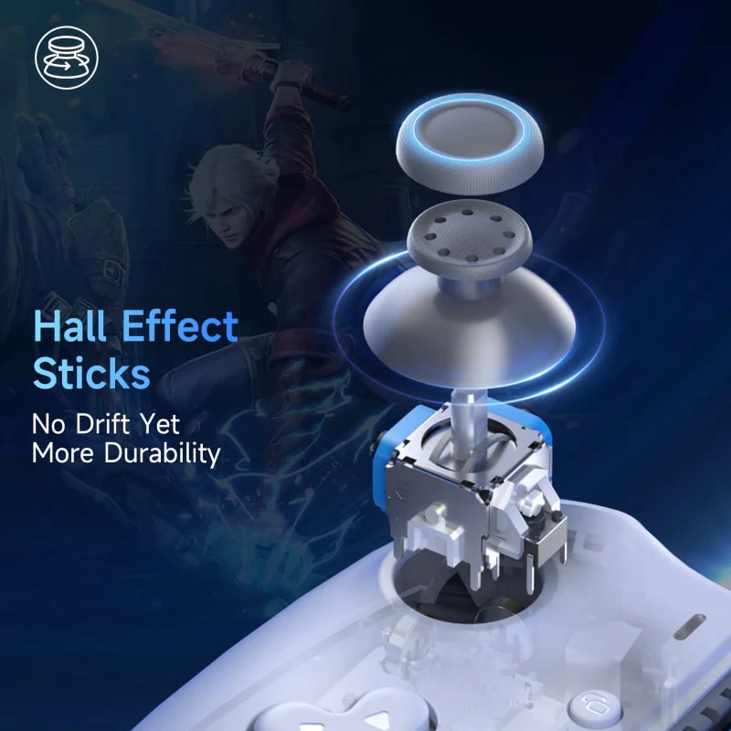 EasySMX® M15 Mobile Gaming Controller For Android and iPhone 15 With Hall Effect sticks and Mechanical buttons - Image 3