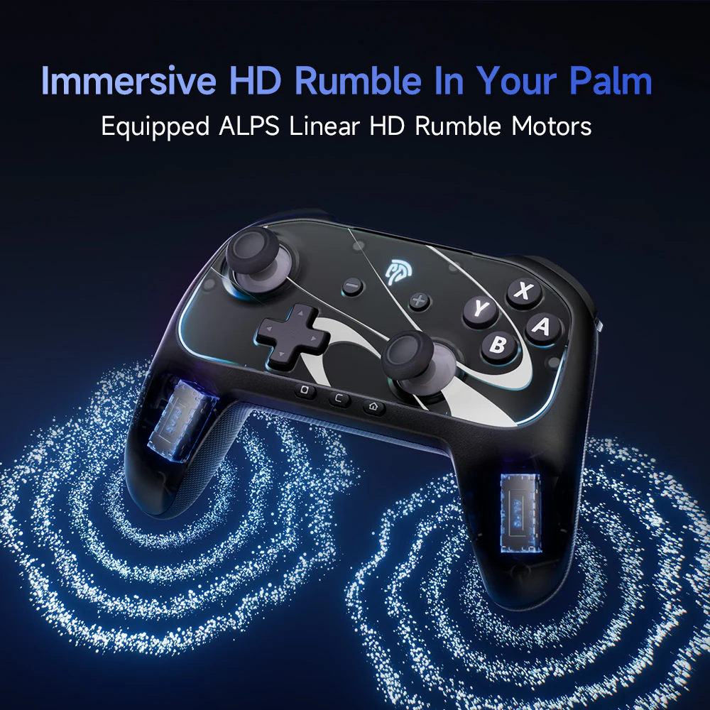 EasySMX® S10 Gaming Controller for Switch 2: Wake up, TMR Sticks, HD Rumble - Image 5