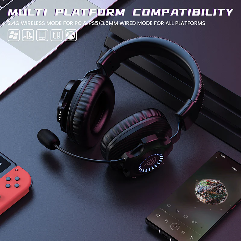EasySMX® V07W Gaming Headset with Wireless Connection - Image 4