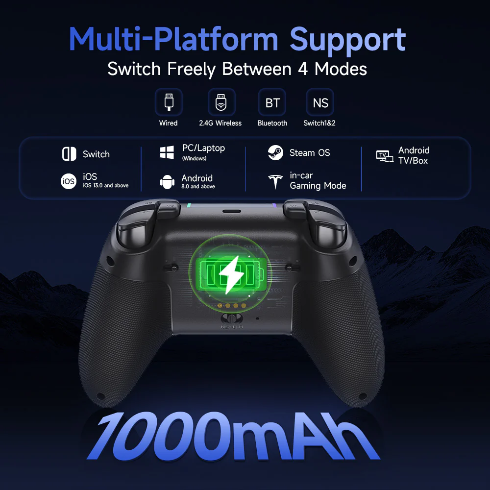 EasySMX® X05Pro Multiplatform Wireless Gaming Controller with Quiet Button - Image 10