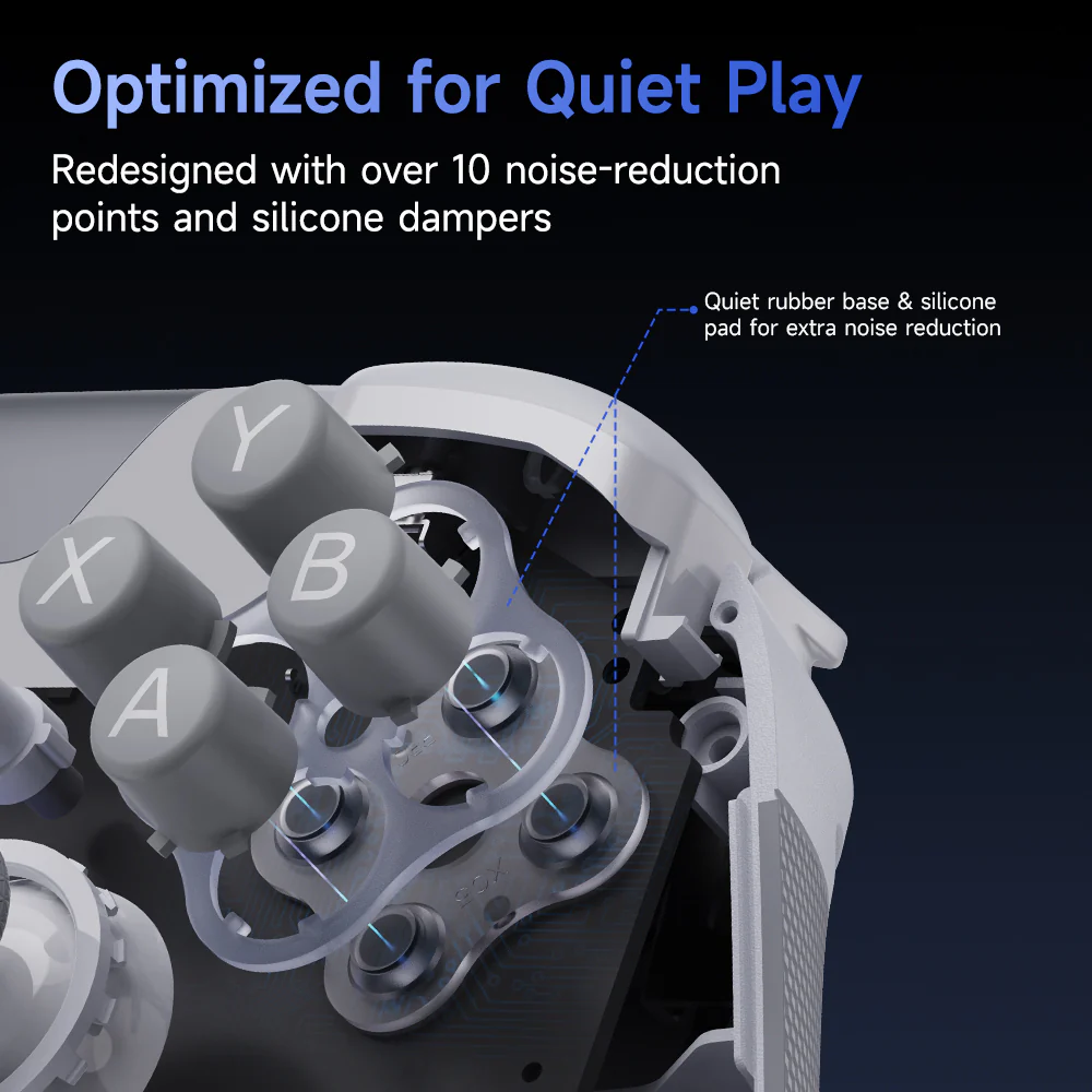 EasySMX® X05Pro Multiplatform Wireless Gaming Controller with Quiet Button - Image 4