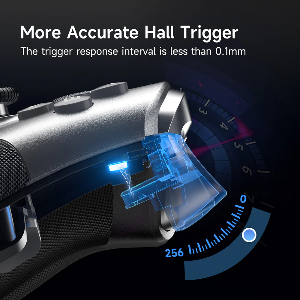 EasySMX® X10 Controller with Mechanical Buttons and Hall Joysticks - Image 7