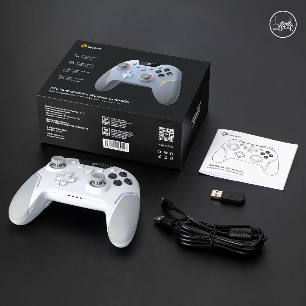 EasySMX® X20 Multiplatform Gaming Controller with Trigger Lock And Hall Effect Sensors - Image 12