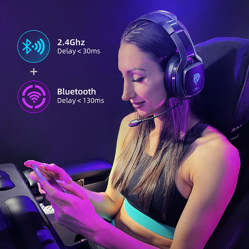 EasySMX® C06W Gaming Headsets with Bluetooth and Mic - Image 4