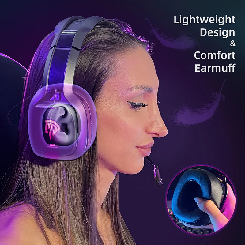 EasySMX® C06W Gaming Headsets with Bluetooth and Mic - Image 5