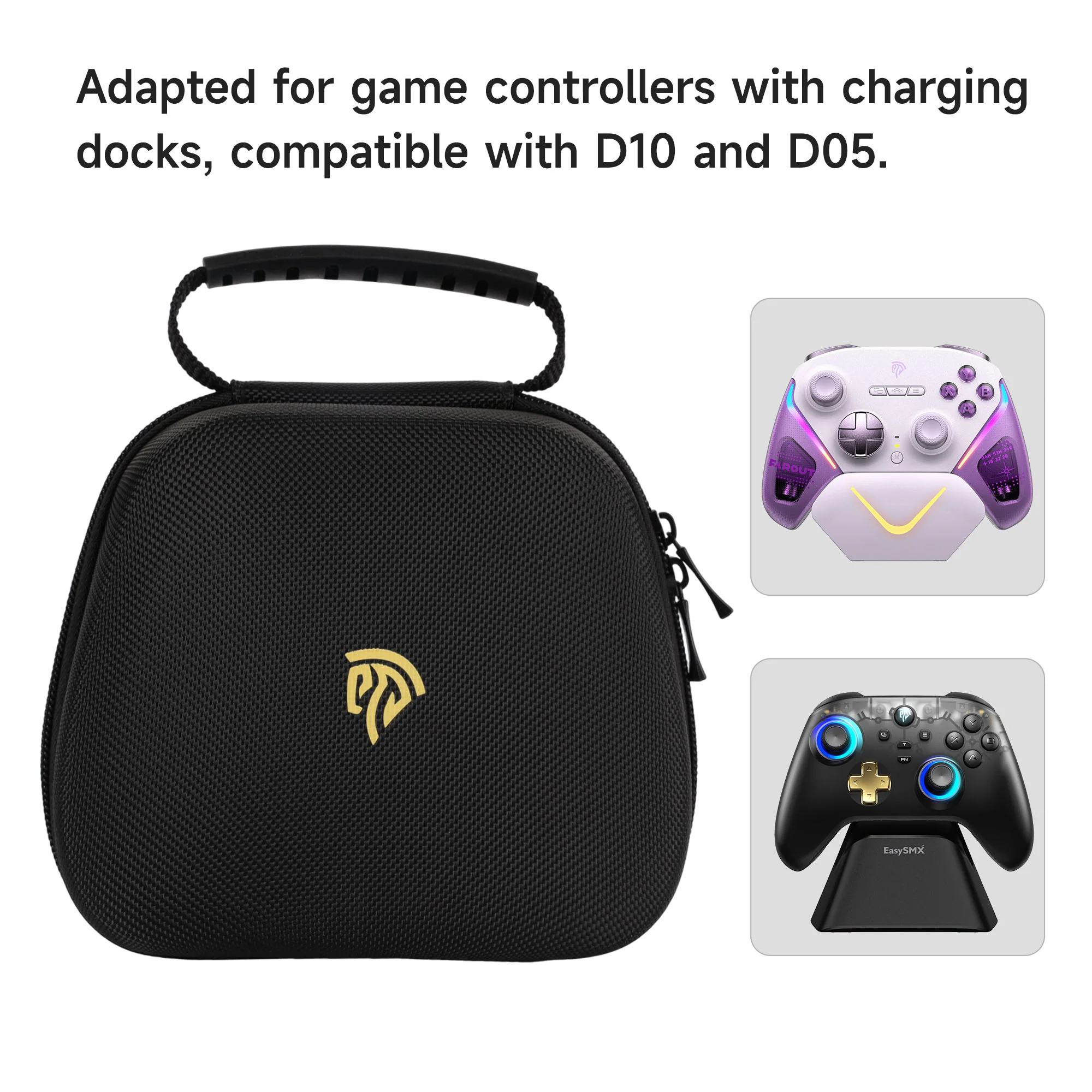 EasySMX® Universal Carrying Bag for Gaming Controller with Charging Dock - Image 5